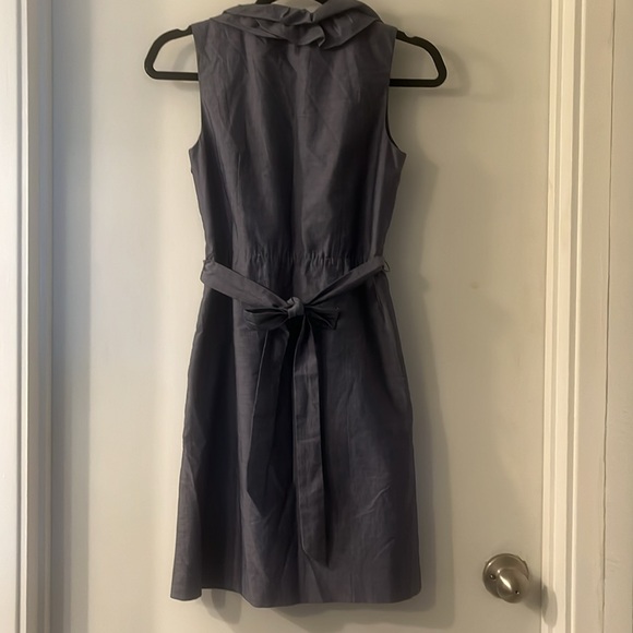 Ann Taylor Ruffle Sheath Dress with Belt - Picture 8 of 13